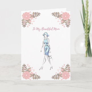 Agradecimiento A Mi Hermosa Mamá, Tarjeta De Cumpleaños