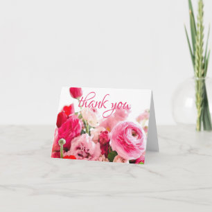 Agradecimiento acuarela guión escrito a mano Rosas
