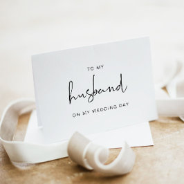 Agradecimiento ADELLA A Mi Esposo En Mi Tarjeta De Día De Boda