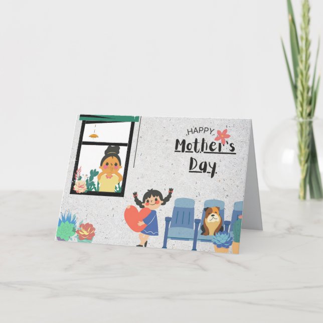 AGRADECIMIENTO ADEMÁS MAMÁ EN LA TARJETA DEL DÍA DE LA MADRE MUND (Anverso)