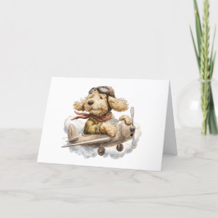 Agradecimiento Aeronave Piloto Perro Goldendoodle