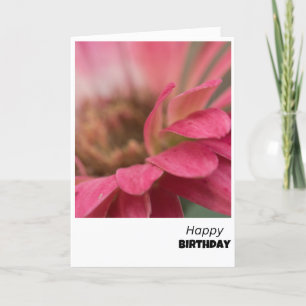 Agradecimiento Alegría floreciente - Tarjeta de cumpleaños de flo