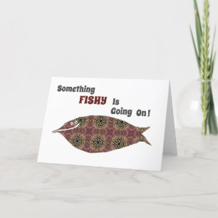 Agradecimiento Algo Pescador Está Pasando, Tarjeta De Gracias.