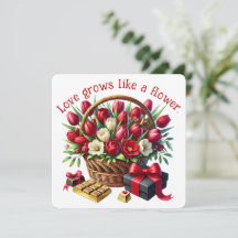 Amor crece - Tarjeta El día de San Valentín