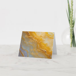 Agradecimiento Amor dorado - Tarjeta del día de la madre