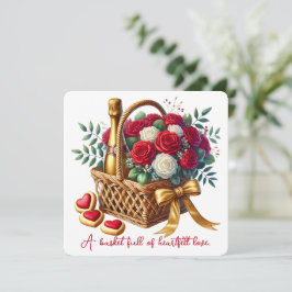 Agradecimiento Amor sentido - Tarjeta El día de San Valentín