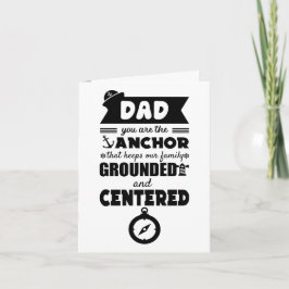 Agradecimiento Anclado en Amor: Tarjeta de Feliz Día del Padre
