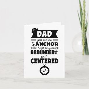 Agradecimiento Anclado en Amor: Tarjeta de Feliz Día del Padre