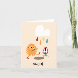 Agradecimiento ¡Ay! Recibir pronto una tarjeta de felicitación di