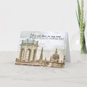 Agradecimiento AZUL CONTRA Tarjeta AZUL de Saludo