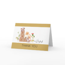 Baby Blocks, Bears and Wildflowers Tarjeta de agra