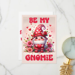 Agradecimiento Be My Gnomie - Tarjeta El día de San Valentín