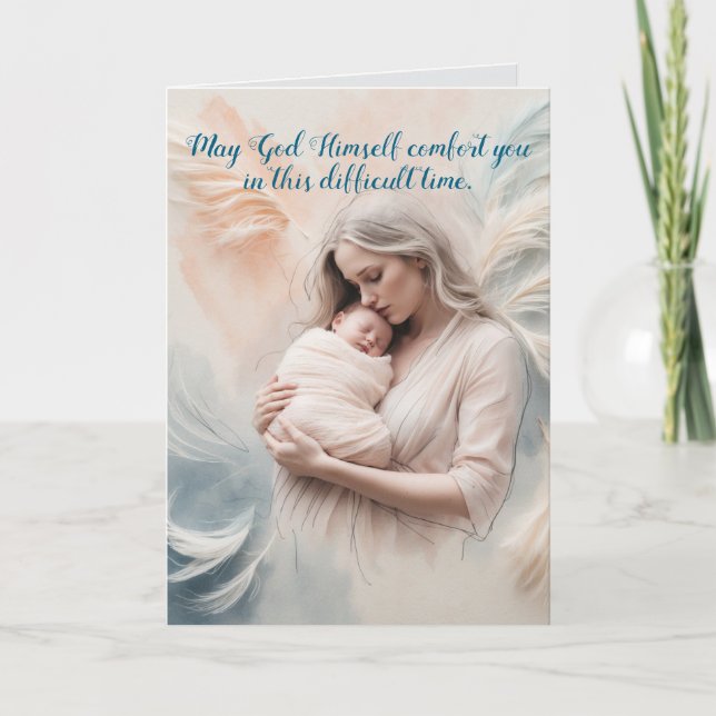 AGRADECIMIENTO BEBÉ EN LA TARJETA DE SÍNTOMA DE ARMAS ANGELES (Anverso)