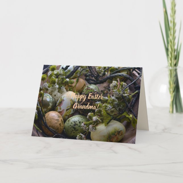 AGRADECIMIENTO BENDIDOS CON TARJETA DE GRANDMA EASTER (Anverso)