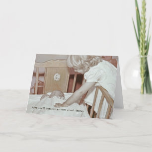 Agradecimiento BIENVENIDA Tarjeta de felicitación BABY