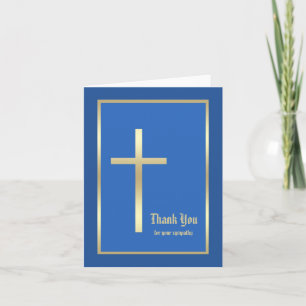 Agradecimiento Blank Religion Sympathy Gracias Tarjeta de Nota, A
