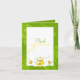Agradecimiento Boda de Irish Elegance Claddagh - Tarjeta de agrad