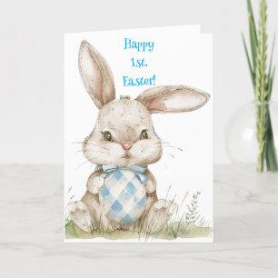 AGRADECIMIENTO BUNNY IN BLUE PRIMER TARJETA DE ORIENTE
