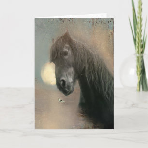 Agradecimiento Caballo Negro - Tarjeta de Felicitación