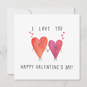 Agradecimiento Caliente su tarjeta El día de San Valentín para el