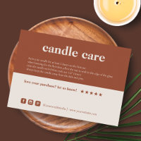 Candle Care Gracias Tarjeta De Embalaje