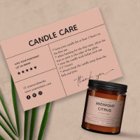 Candle Care Gracias Tarjeta De Embalaje
