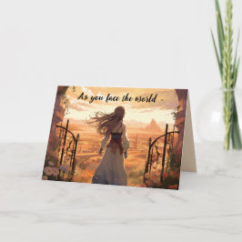 AGRADECIMIENTO CARA DE LA TARJETA DE ALENTAMIENTO MUNDIAL