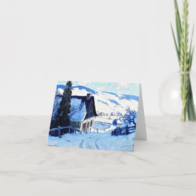 Agradecimiento Clarence Gagnon - Tarjeta de saludo de granja (Anverso)