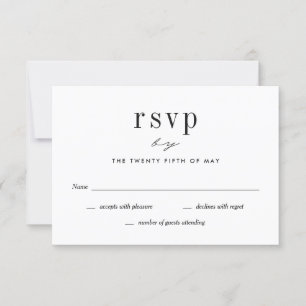 Agradecimiento Color editable de la tarjeta RSVP de nuestra boda 