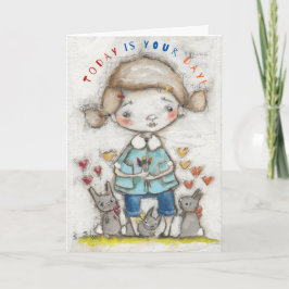 Agradecimiento Color su día - Tarjeta de felicitación