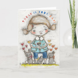 Agradecimiento Color su día - Tarjeta de felicitación