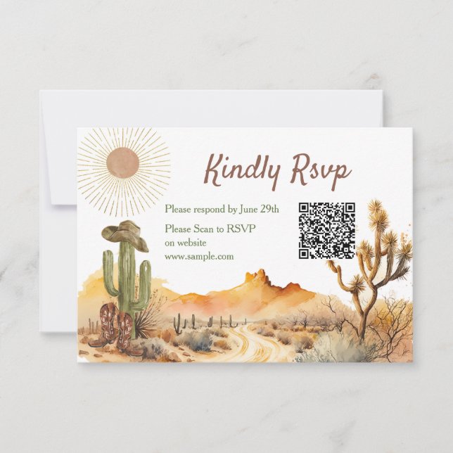 Agradecimiento Cómo Oeste Fue Una Tarjeta De Aniversario De Cowbo (Anverso)