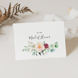 Agradecimiento contemporáneo para la fiesta de bod