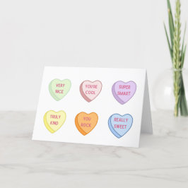 Agradecimiento Conversación La tarjeta de San Valentín en blanco 