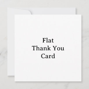 Agradecimiento Crea tu propia tarjeta plana cuadrada de 5,25" x 5