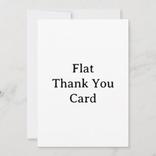 Agradecimiento Crea tu propia tarjeta plana cuadrada de 5" x 7"