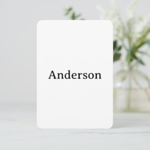 Agradecimiento Crea tu propia tarjeta redondeada de 3,5" x 5"