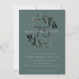 AGRADECIMIENTO CUALQUIER TARJETA DE CUMPLEAÑOS DE 75 AÑOS DE EDAD