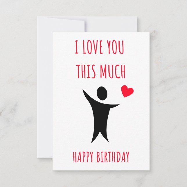 Agradecimiento Cuidada tarjeta de cumpleaños feliz para él y ella (Anverso)