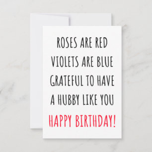 Agradecimiento Cuidada tarjeta romántica feliz de cumpleaños para