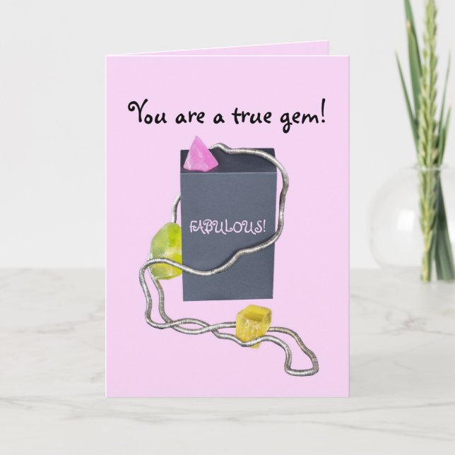 AGRADECIMIENTO CUMPLEAÑOS, ES UNA TARJETA DE CUMPLEAÑOS DE GEM (Anverso)