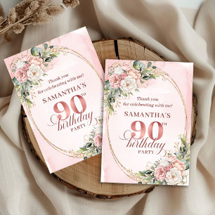 Agradecimiento de 90 años sin tiempo Rosa Dorado V