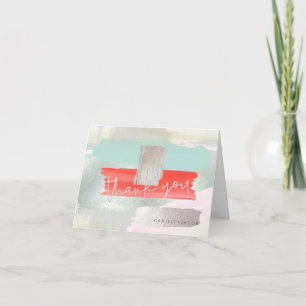 Agradecimiento de Acuarela Moderna, Coral Mint