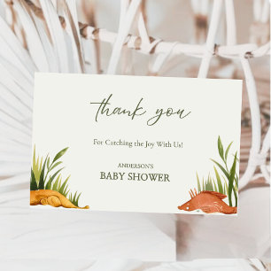Agradecimiento de Baby Shower 'Carrete de Acuarela