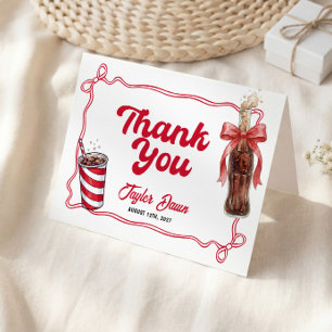 Agradecimiento de Baby Shower de Soda Pop