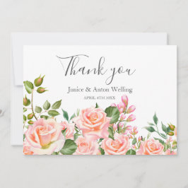 Agradecimiento de Boda Botánico Rosa Rubor