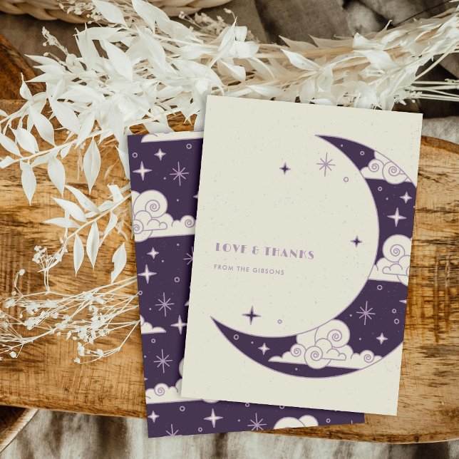 Agradecimiento de Boda Celestial Luna y Estrellas  (Subido por el creador)
