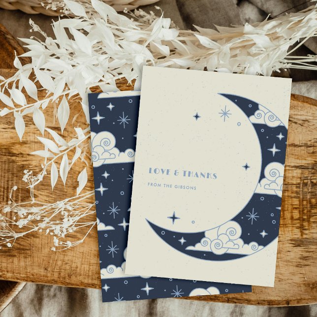 Agradecimiento de Boda Celestial Luna y Estrellas (Subido por el creador)