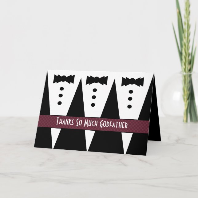 Agradecimiento de boda de PADRINO (Anverso)