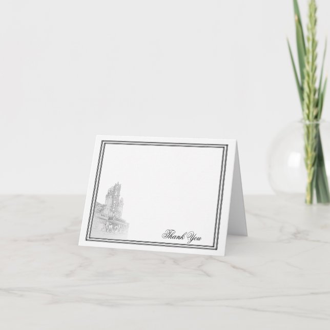 Agradecimiento de Boda en Atlanta (Anverso)